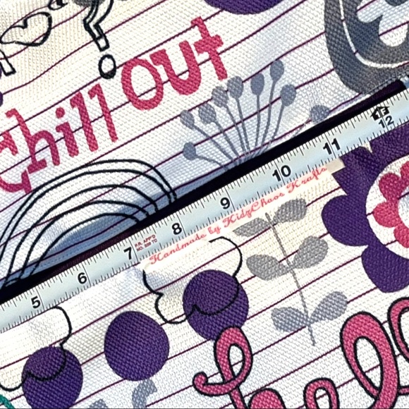 Handmade String Bag Durable! Zipper Pocket Tote Backpack - Picture 6 of 10